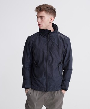 Superdry Altitude SD-Windhiker Férfi Kabát Sötétkék/Fekete | IHJAY6320